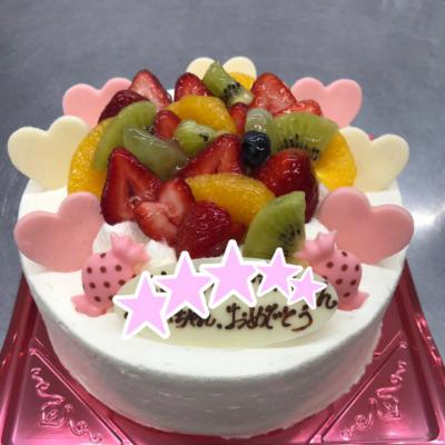 バースデーケーキ 18cm(*˘︶˘*).｡.:*♡